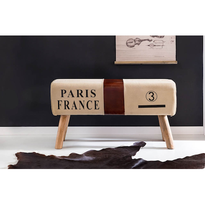 Artikelbild 5 für WOHNLING Sitzbank WL5.104 braun Leder 91,0 cm, Artikelnummer 545113