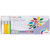 Artikelbild 1 für Pentel Arts FFPC1-12 Stoffmalfarbe farbsortiert 12 x 6,0 ml, 1 St., Artikelnummer 861052