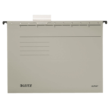 Artikelbild 2 für LEITZ Hängemappen ALPHA® 1985 grau, 5 St., Artikelnummer 322192