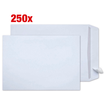 Artikelbild für STEINMETZ Versandtaschen DIN B4 ohne Fenster weiß 250 St., Artikelnummer 862441