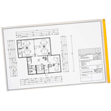 Artikelbild 1 für EICHNER Planschutztaschen DIN A0 transparent/gelb, 5 St., Artikelnummer 322273