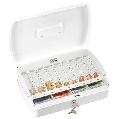 Artikelbild für BURG WÄCHTER Geldkassette 28740 Office weiß, Artikelnummer 522437