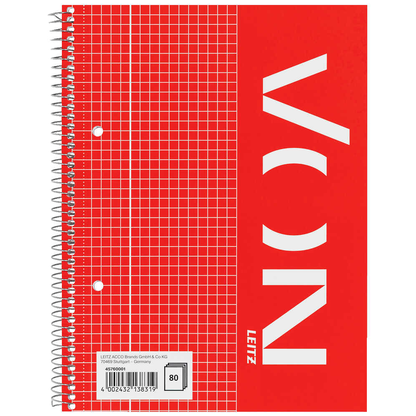 Artikelbild 2 für VON LEITZ Collegeblock kariert DIN A5 mit Randlinie (innen), 1 St., Artikelnummer 636116