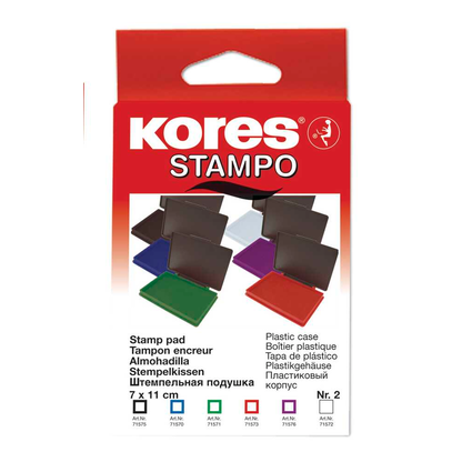 Artikelbild 2 für Kores® Stempelkissen STAMPO schwarz 11,0 x 7,0 cm, 1 St., Artikelnummer 767077