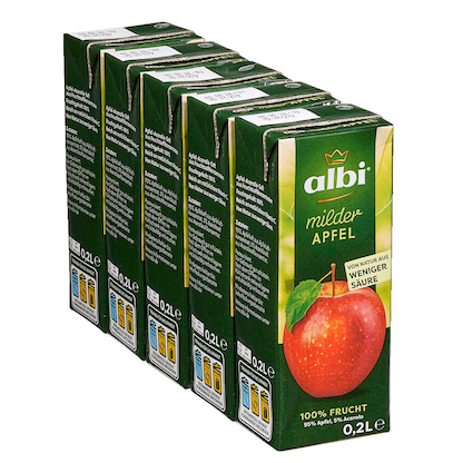Artikelbild 4 für albi® milder Apfel Fruchtsaftkonzentrat 40x 0,2 l, Artikelnummer 438303