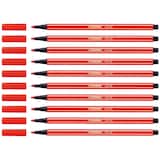 Artikelbild 1 für STABILO Pen 68 Filzstifte rot, 10 St., Artikelnummer 460352