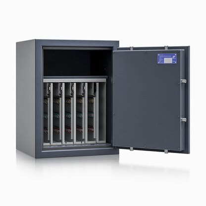 Artikelbild für ISS safe4key Schlüsseltresor grau mit 280 Haken, Doppelbartschloss, 50,0 x 42,0 x 65,0 cm, 1 St., Artikelnummer 849782