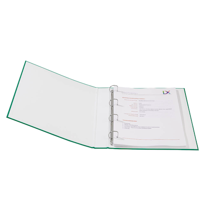 Artikelbild 4 für VELOFLEX Basic Ringbuch 4-Ringe grün 4,0 cm DIN A4, 1 St., Artikelnummer 408579