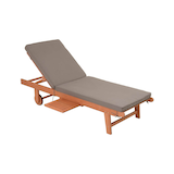 Artikelbild 1 für Garden Pleasure Sonnenliege SAN DIEGO braun Holz, Artikelnummer 543789