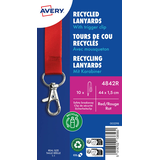 Artikelbild 1 für AVERY Zweckform Lanyards 4842R, Karabiner, rot, 10 St., Artikelnummer 573989