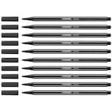 Artikelbild 1 für STABILO Pen 68 Filzstifte schwarz, 10 St., Artikelnummer 460360