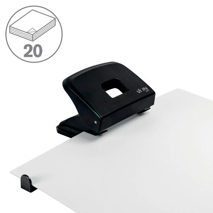 Artikelbild 3 für VON LEITZ Locher schwarz, 1 St., Artikelnummer 636179