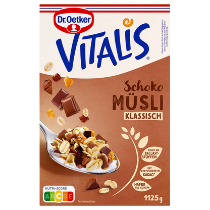 Artikelbild für Dr. Oetker Vitalis Schoko Müsli 1,125 kg, 1 St., Artikelnummer 559052