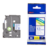 Artikelbild 1 für brother Schriftband TZe-233 TZE233, 12 mm, blau auf weiß, 1 St., Artikelnummer 653188