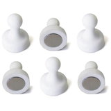 Artikelbild 1 für ALLboards Magnet weiß, Metall 1,9 x 2,5 cm, 6 St., Artikelnummer 503229