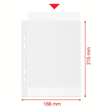 Artikelbild 6 für Esselte Prospekthüllen DIN A5 transparent genarbt 0,07 mm, 100 St., Artikelnummer 304564