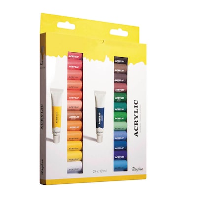 Artikelbild für Rayher Künstler-Set Acrylfarben farbsortiert 24 x 12,0 ml, 1 Pack, Artikelnummer 129793