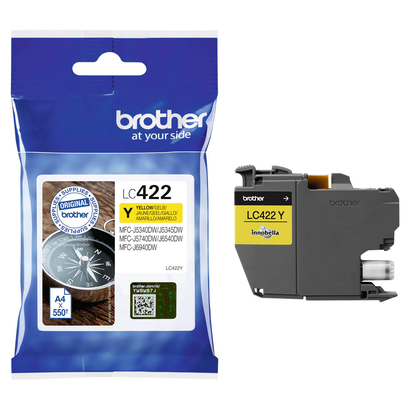 Artikelbild für brother LC-422Y gelb Druckerpatrone, Artikelnummer 726204