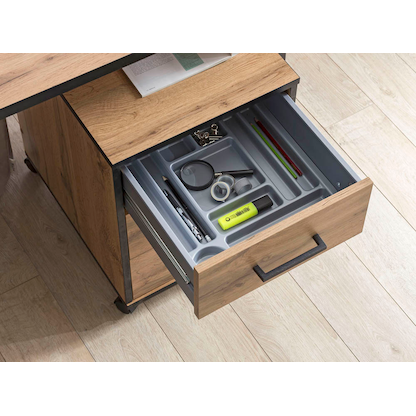 Artikelbild 5 für MÖBELPARTNER 2000 Rollcontainer landhaus-eiche 3 Auszüge 40,2 x 39,0 x 57,0 cm, Artikelnummer 183952