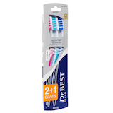 Artikelbild 1 für Dr.Best Zahnbürsten Hoch-Tief, 3 St., Artikelnummer 570067