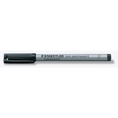 Artikelbild 3 für STAEDTLER Lumocolor Folienstifte schwarz 0,6 mm non-permanent, 10 St., Artikelnummer 147744