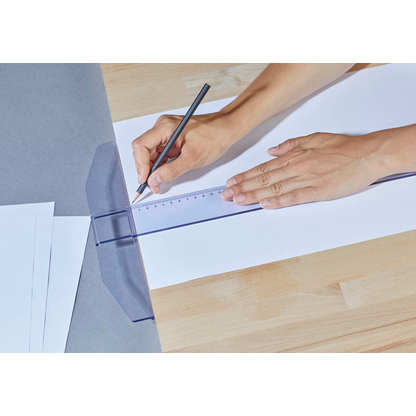 Artikelbild 2 für M + R Reißschiene 75,0 cm, rauchgrau, Artikelnummer 395215