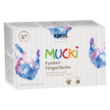Artikelbild 1 für KREUL MUCKI Funkel Fingerfarben farbsortiert, 6 St., Artikelnummer 115426