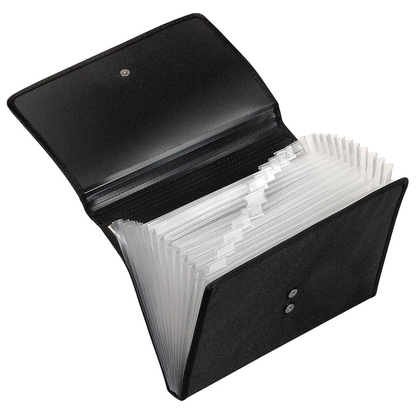Artikelbild für VELOFLEX Fächermappe 12 Fächer schwarz, 1 St., Artikelnummer 605663