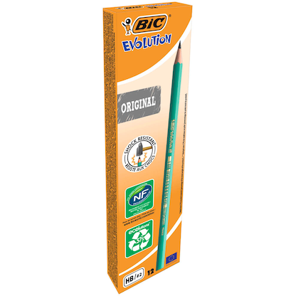 Artikelbild 2 für BIC ECOlutions EVOLUTION 650 Bleistifte HB grün, 12 St., Artikelnummer 820840