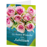 Artikelbild 1 für LUMA Jubiläumskarte Rosenstrauß LU1536 DIN B6, 1 St., Artikelnummer 404034
