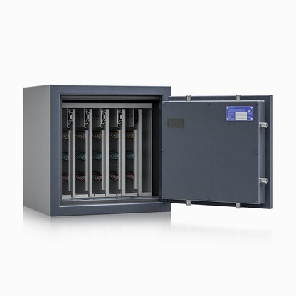 Artikelbild 2 für ISS safe4key Schlüsseltresor grau mit 280 Haken, Elektronikschloss, 50,0 x 42,0 x 50,0 cm, 1 St., Artikelnummer 849804