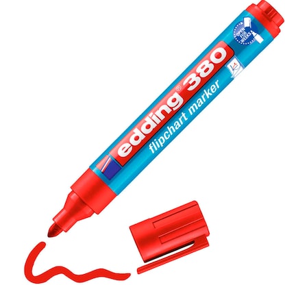 Artikelbild 9 für edding 380 Flipchart-Marker farbsortiert 1,5 - 3,0 mm, 4 St., Artikelnummer 541441