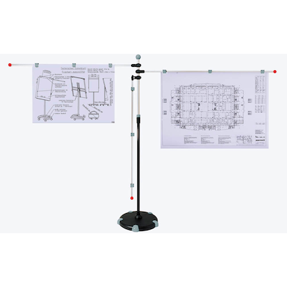 Artikelbild 4 für MAUL Planhalter DIN A0 schwarz Rollenfuß, 1 St., Artikelnummer 151980