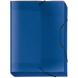 Artikelbild 1 für VELOFLEX Heftbox Crystal 3,0 cm transparent blau, 1 St., Artikelnummer 337871