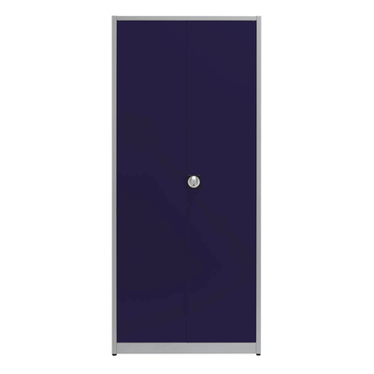 Artikelbild 2 für mauser Stahlschrank entero BF4/22 STG 7035/5003 lichtgrau, saphirblau 5 Fachböden 95,0 x 42,0 x 220,0 cm, aufgebaut, 1 St., Artikelnummer 258968