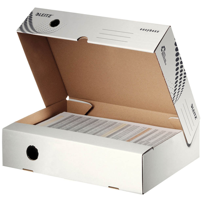 Artikelbild für LEITZ Archivboxen easyboxx weiß 8,0 x 35,0 x 25,0 cm, 25 Pack, Artikelnummer 667860