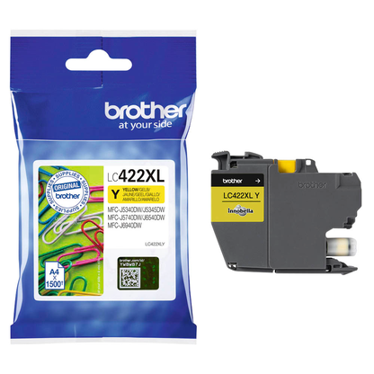 Artikelbild für brother LC-422XLY gelb Druckerpatrone, Artikelnummer 726251
