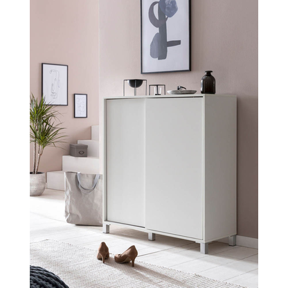 Artikelbild 5 für WOHNLING Schuhschrank, WL5.712 weiß 4 Fachböden 100,0 x 37,5 x 108,0 cm, Artikelnummer 907323