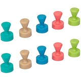 Artikelbild 1 für MAUL Kegelmagnete farbsortiert, Metall Ø 1,2 x 1,6 cm, 10 St., Artikelnummer 277992