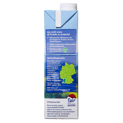 Artikelbild 5 für Schwarzwaldmilch fettarme H-Milch laktosefreie Milch 1,5 % 1,0 l, Artikelnummer 202129