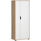 Artikelbild 1 für MÖBELPARTNER Aktenschrank Emmik, 702041 weiß-eiche, weiß 3 Fachböden 62,1 x 41,0 x 163,6 cm, Artikelnummer 610566