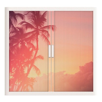 Artikelbild 3 für PAPERFLOW easyOffice Tropical Rollladenschrank 61290 2 Fachböden 110,0 x 41,5 x 104,0 cm, Artikelnummer 210597