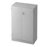 Artikelbild 1 für HAMMERBACHER Aktenschrank Gradeo, V6550/5/5/SG lichtgrau 2 Fachböden 80,0 x 42,0 x 127,0 cm, Artikelnummer 233346