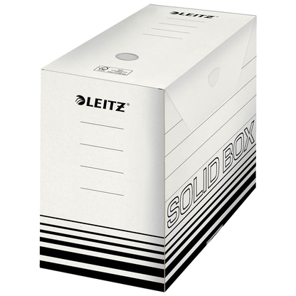 Artikelbild für LEITZ Archivboxen Solid weiß 15,0 x 33,0 x 25,7 cm, 10 Pack, Artikelnummer 667752