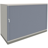 Artikelbild 1 für fm fastline Rollladenschrank lichtgrau, silber 1 Fachboden 120,0 x 44,2 x 78,1 cm, Artikelnummer 160384