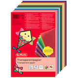 Artikelbild 1 für herlitz Transparentpapier farbsortiert 120 g/m² 10 Blatt, Artikelnummer 801286