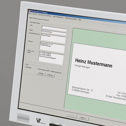 Artikelbild 2 für SIGEL Visitenkarten DP939 satiniert weiß 200 g/qm, 600 St., Artikelnummer 607341