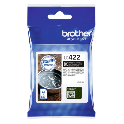 Artikelbild 2 für brother LC-422BK schwarz Druckerpatrone, Artikelnummer 726077