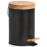 Artikelbild 1 für Zeller Kosmetikeimer 3,0 l Bambus, schwarz, 1 St., Artikelnummer 745957