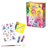Artikelbild 1 für SES Creative® Klebetattoo-Set Galaxy Einhorn verschiedene Motive, 1 Blatt, Artikelnummer 110716